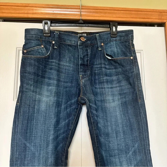 William Rast Button Fly Straight Jeans - Picture 2 of 8